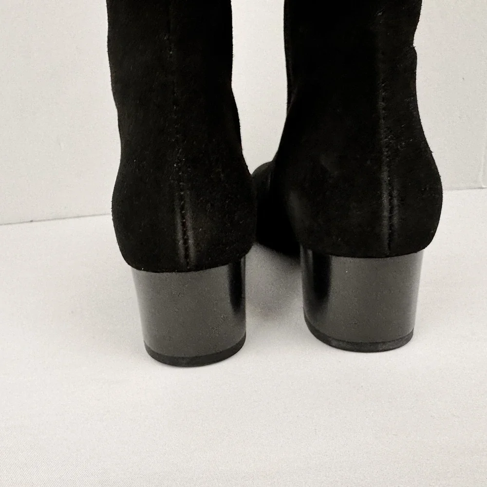 La Canadienne‎ Black Suede Waterproof Knee High Boot 7.5 Women's NWT NOS NIB